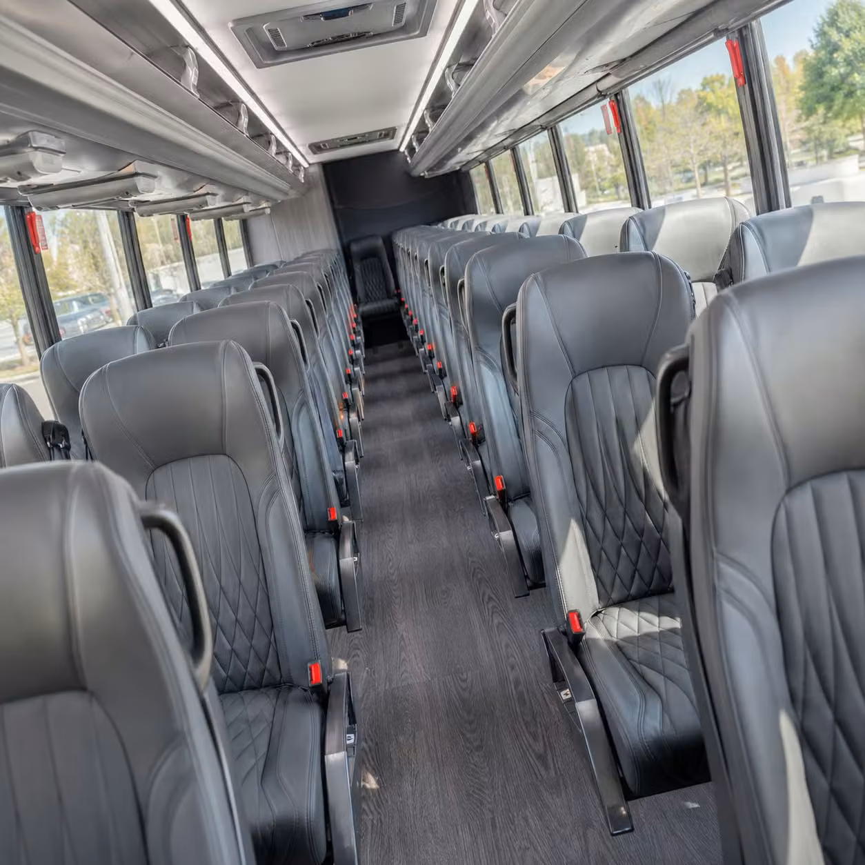 28 passenger minibus interior