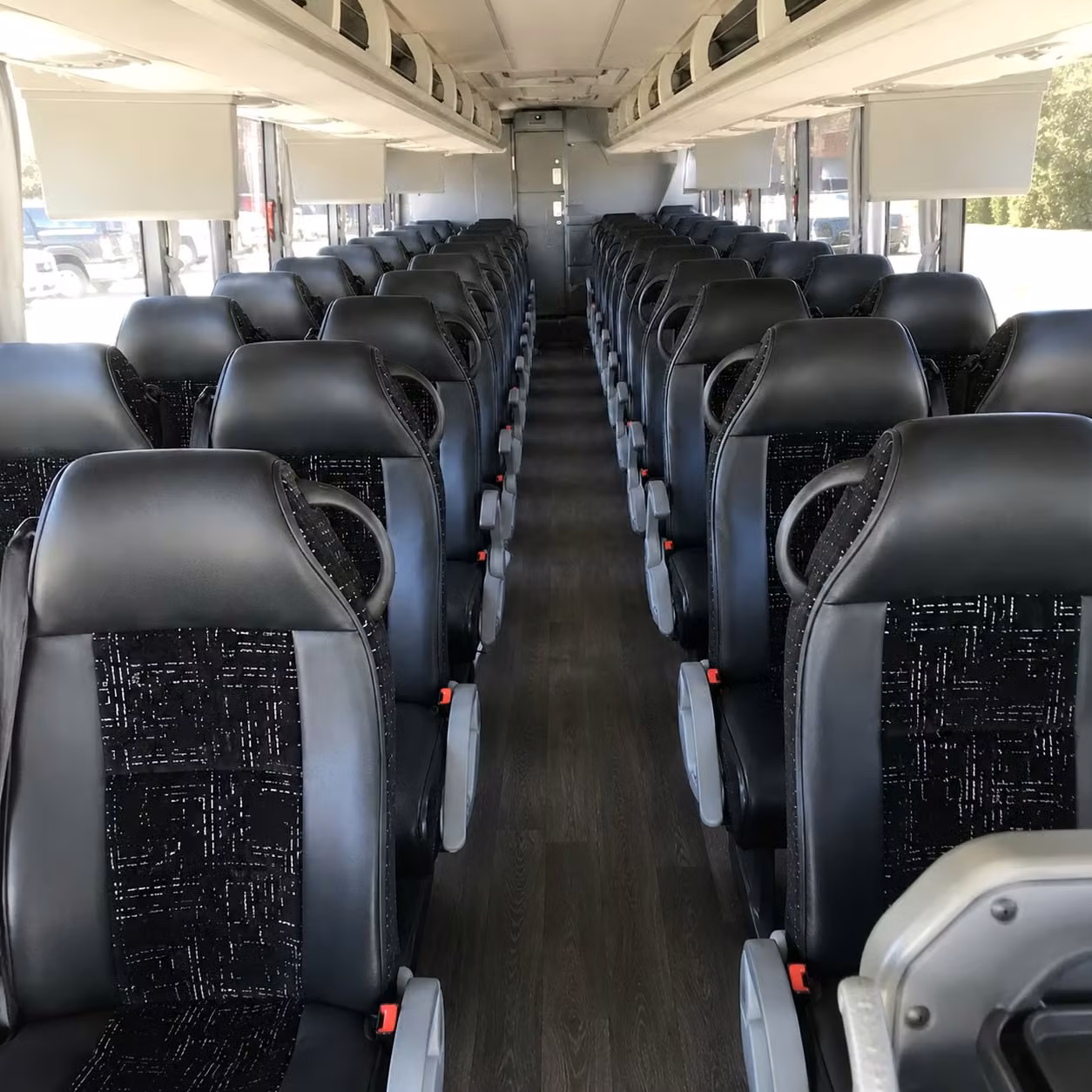 worcester charter bus inside